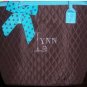 Medium Quilted Tote Bag Personalized with Rhinestones