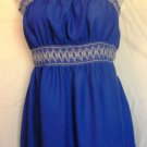 Cato Blue embroided strapless top. Size 18/20.  Ideal for the Summer!