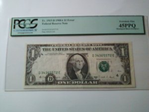 1988A  FRN WITH MISALIGNED BLACK PRINT