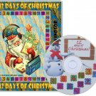 12 days of Christmas crafting CDROM