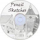 Pencil Sketch Backgrounds, ARt CDROM