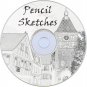 Pencil Sketch Backgrounds, ARt CDROM