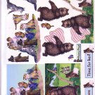 Out and about with the bears 3D card making kit