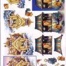 Christmas bears 3D card making kit