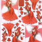 Elegant ladies - Simone 3D cardmaking kit