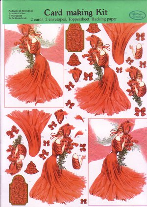 Elegant ladies - Simone 3D cardmaking kit
