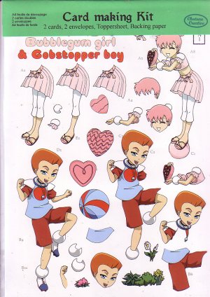 Manga Candy Kids 3D card making kit - Sweeties