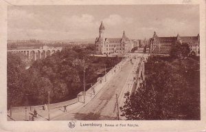 Vintage Postcard Luxemburg PU 1924