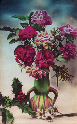 Vase of flowers, c. 1920