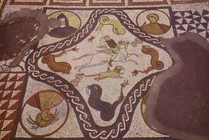 lullingstone Roman Villa, Mosaic floor