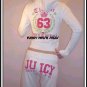 NWT White Authentic Juicy Couture Classic 63 Set Size Large