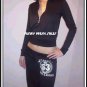 NWT Black Authentic Juicy Couture Classic 63 Set Size Medium
