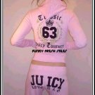 NWT Pink Authentic Juicy Couture Classic 63 Set Size Large