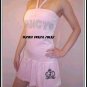 NWT Authentic Pink Juicy Couture Velour Halter Dress Size Medium