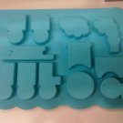 Train silicone cake mould