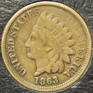 1863 Indian Head VG #0107