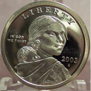 2003-S DCAM Proof Sacagawea Dollar PF65 #0272