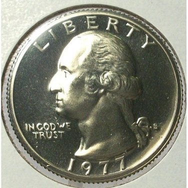 1977-S Proof DCAM Washington Quarter #0600