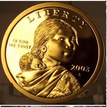 2003-S Deep Cameo Proof Sacagawea Dollar #0838