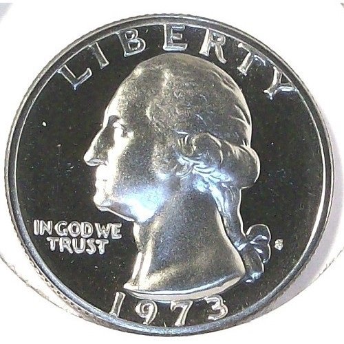 1973-S DCAM Proof Washington Quarter PF65 #0520