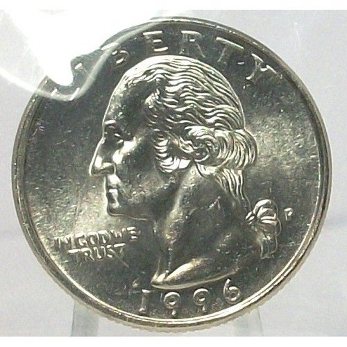 1996-P Washington Quarter BU In the Cello #0703