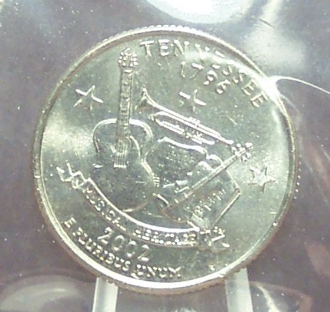 2002-D Tennessee State Quarter BU in the Cello #0785