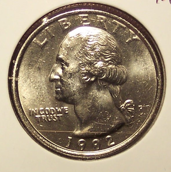 1992-P Washington Quarter MS65 #1021