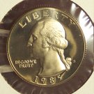 1985-S DCAM Proof Washington Quarter PF65 #0319