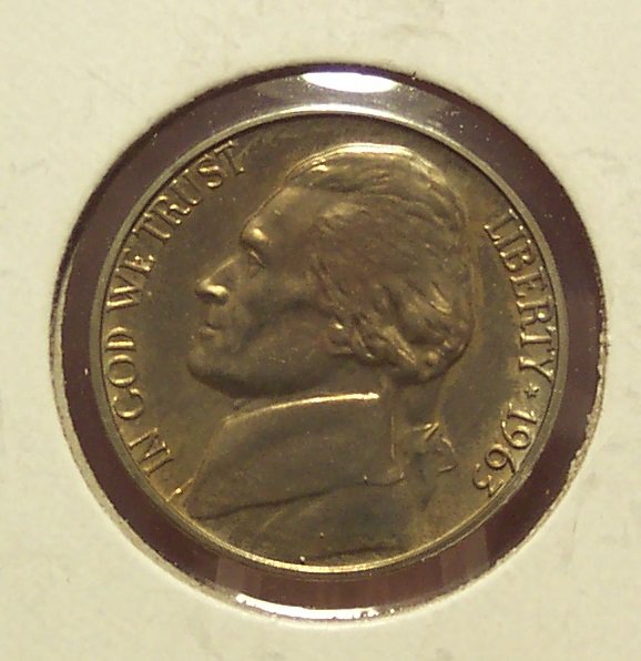 1963 Proof Jefferson Nickel #0172
