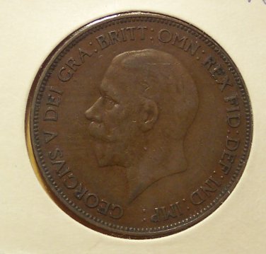 KM #838 Great Britain 1936 Penny EF/AU KM#838 #01168