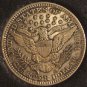 1907 Barber Silver Quarter EF #M055