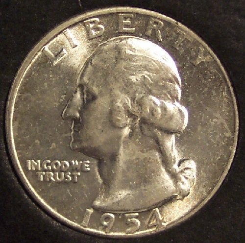 1954 Silver Washington Quarter CH BU #0048