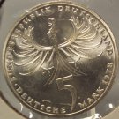 KM#148 1978-F Silver Proof West German 5 Mark Balthasar Neumann #0463