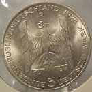 KM#147 1978-D Silver West German 5 Mark Gustav Stresmann #0478