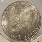 KM# 147 1978-D Silver West German 5 Mark Gustav Stresmann #0496