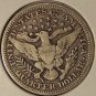 1909 Barber Silver Quarter F12 #01156