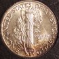 1944 Mercury Head Dime BU #0145