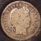 1913 Silver Barber Dime VG #0157