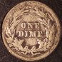 1913 Silver Barber Dime VG #0157