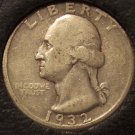 1932-D Washington Silver Quarter VF KEY DATE #0234