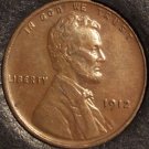 1912 Lincoln Wheat Back Penny AU #0154