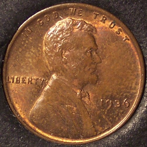 1936 Lincoln Wheat Back Penny BU #0500