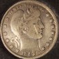 1897 Barber Silver Quarter VF #0211