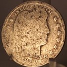1896-O Barber Quarter SCARCE DATE #0191