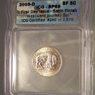 2005-D Westward Journey Satin Bison ICG SP69 FDOI #G072