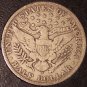 1908-D Barber Silver Half Dollar Fine #0408