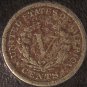 1884 Liberty Head âVâ Nickel VG Dark #0178