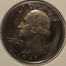 1991-S Deep Cameo Proof Clad Washington Quarter #0634