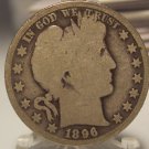 1896-O Barber Silver Half Dollar G/AG LOW MINTAGE #0684
