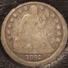 1842 Seated Liberty Silver Dime G #0276